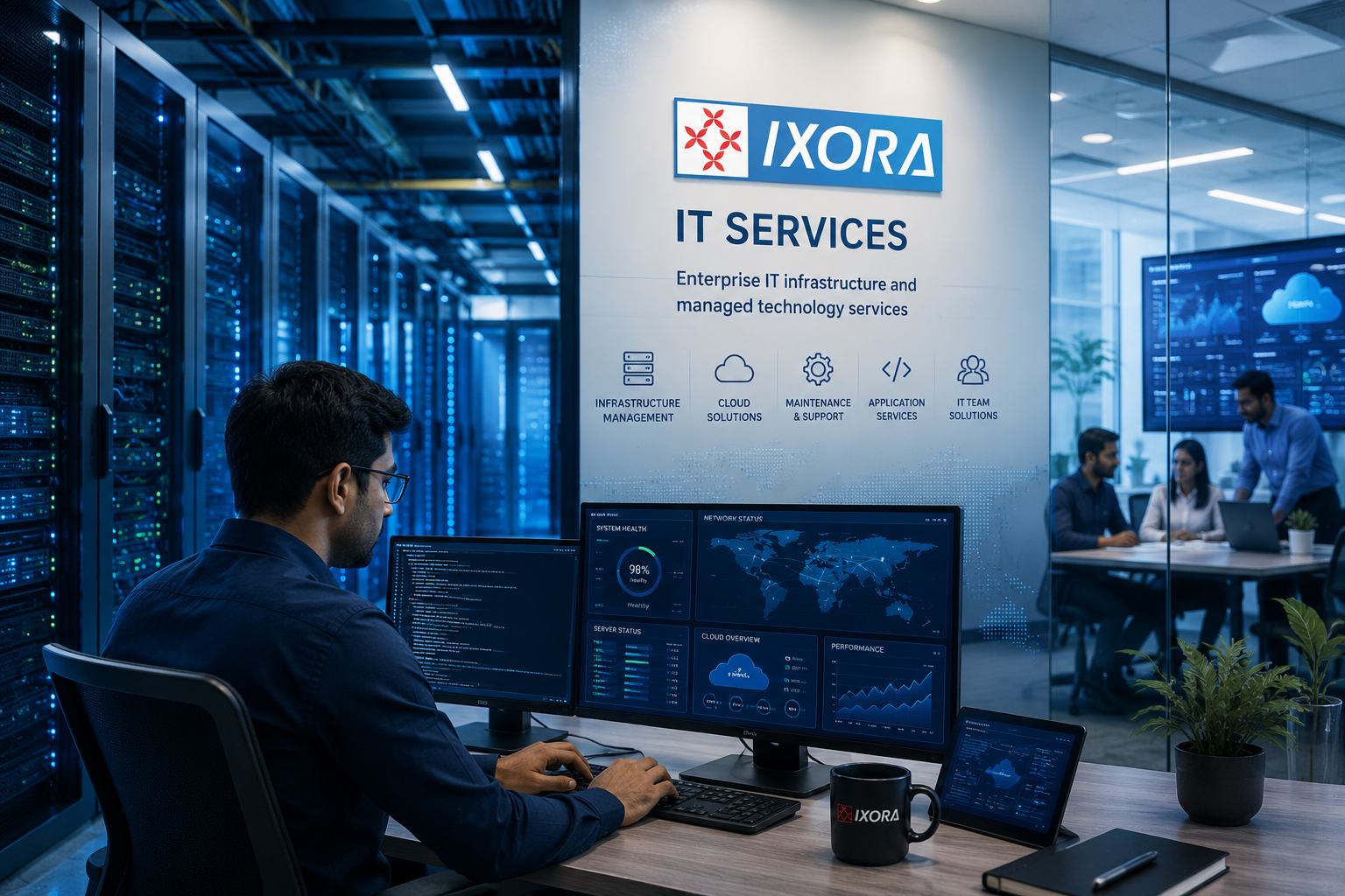 Enterprise IT infrastructure and managed technology services